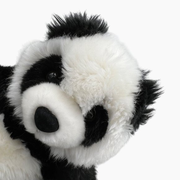 Build A Bear Panda Bear Plush Realistic Black White Plush Stuffed Animal Toy - Picture 9 of 12